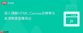 深入理解HTML Canvas分辨率与高清晰度图像导出