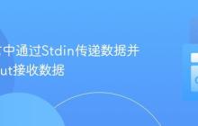 Go语言中通过Stdin传递数据并从Stdout接收数据