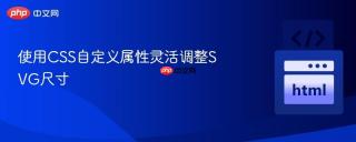 使用CSS自定义属性灵活调整SVG尺寸