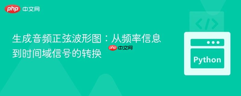 生成音频正弦波形图：从频率信息到时间域信号的转换