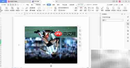 WPS文字中图片水平旋转方法