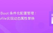 Spring Boot 条件化配置管理：利用Profile实现动态属性替换