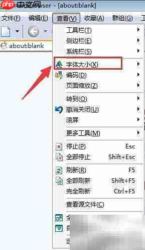 Green Browser字体大小设置方法