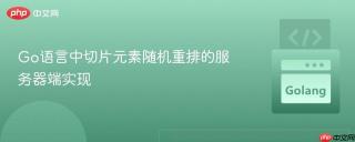 Go语言中切片元素随机重排的服务器端实现