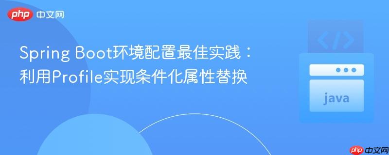 Spring Boot环境配置最佳实践:利用Profile实现条件化属性替换
