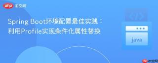 Spring Boot环境配置最佳实践：利用Profile实现条件化属性替换