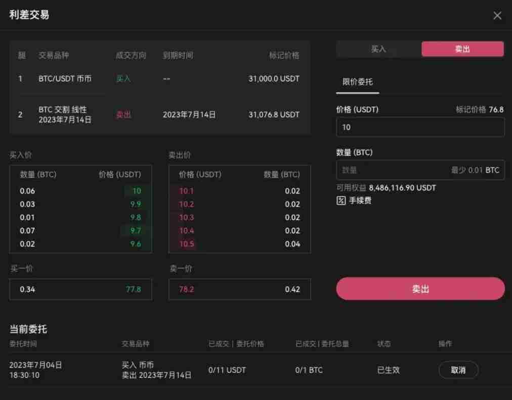 欧易交易所的价差速递是什么?如何交易?欧易价差速递操作教学