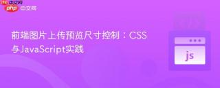 前端图片上传预览尺寸控制：CSS与JavaScript实践