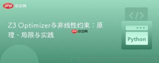 Z3 Optimizer与非线性约束：原理、局限与实践