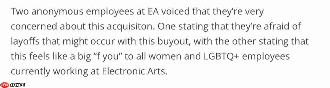 玩家欢呼EA的gay时代将终结 更专注于游戏本身