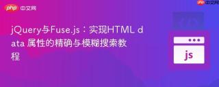 jQuery与Fuse.js：实现HTML data 属性的精确与模糊搜索教程