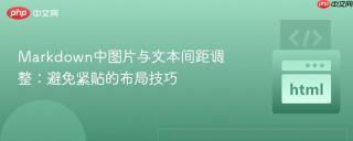 Markdown中图片与文本间距调整：避免紧贴的布局技巧