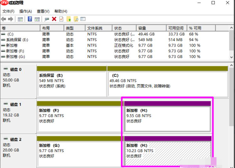 Win10磁盘新建跨区卷灰色怎么回事？如何新建跨区卷？