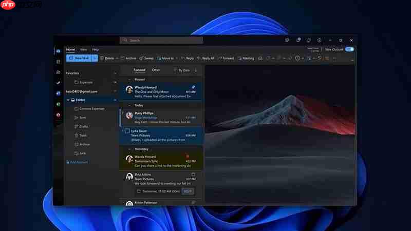 微软将替换邮件和日历应用,推出全新outlook体验