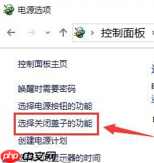 win10合上盖子再打开黑屏的解决方法