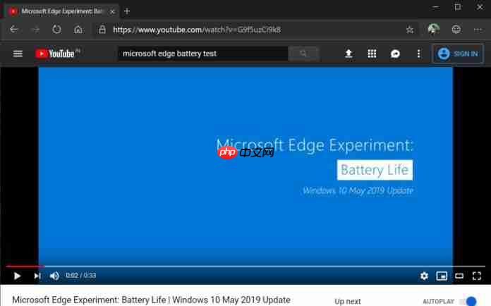 微软帮助Chrome降低在Win10平台上流媒体内容消耗，延长续航
