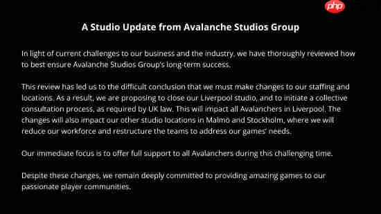 《正当防卫》开发商宣布裁员 微软大裁员余波仍在