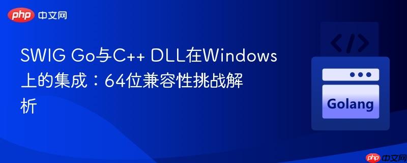 SWIG Go与C++ DLL在Windows上的集成:64位兼容性挑战解析