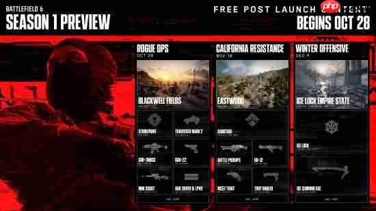 《战地6》公布第一赛季内容:新地图新模式新载具!