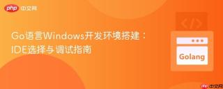 Go语言Windows开发环境搭建：IDE选择与调试指南