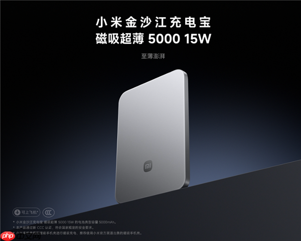 299元的小米金沙江磁吸充电宝卖断货:闲鱼加价到400多