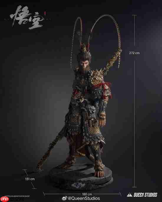 限量99体!《黑神话》大圣金甲1/1全身像:售99800元