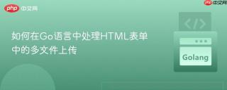 如何在Go语言中处理HTML表单中的多文件上传