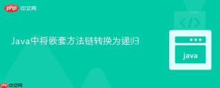 Java中将嵌套方法链转换为递归