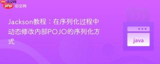 Jackson教程：在序列化过程中动态修改内部POJO的序列化方式