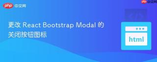 更改 React Bootstrap Modal 的关闭按钮图标