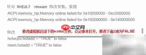 VMware开机ACPI内存错误解决
