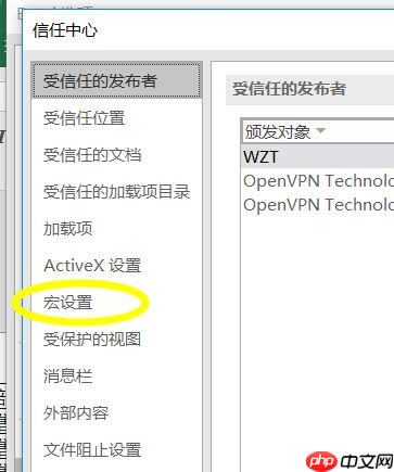 Win11如何启用Excel中的宏？Win11启用Excel中宏的方法