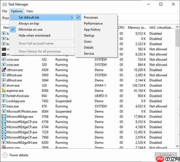 Win10更加人性化!任务管理器标签、操作中心快捷方式都可自定义