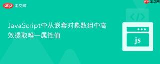 JavaScript中从嵌套对象数组中高效提取唯一属性值