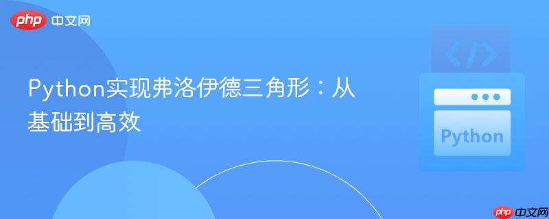 Python实现弗洛伊德三角形:从基础到高效