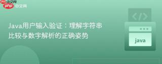 Java用户输入验证：理解字符串比较与数字解析的正确姿势