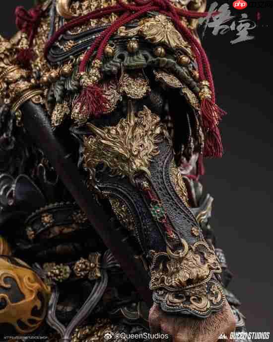 《黑神话:悟空》超帅大圣金甲1/3全身像公开!7980元带回家