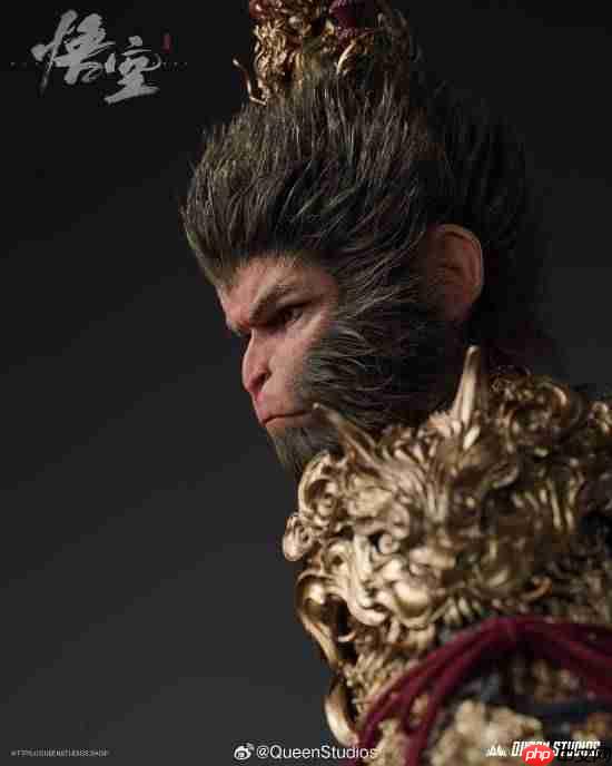 《黑神话:悟空》超帅大圣金甲1/3全身像公开!7980元带回家