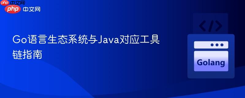 Go语言生态系统与Java对应工具链指南