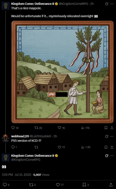 曝《天国：拯救》初代或将迎来升级 明年年初发布