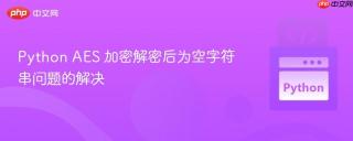 Python AES 加密解密后为空字符串问题的解决