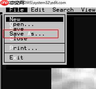用edit命令创建bat文件