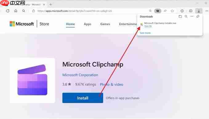 微软商店网页版重要更新:通过“网页安装器”下载应用,简化下载