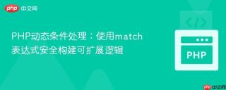php动态条件处理:使用match表达式安全构建可扩展逻辑