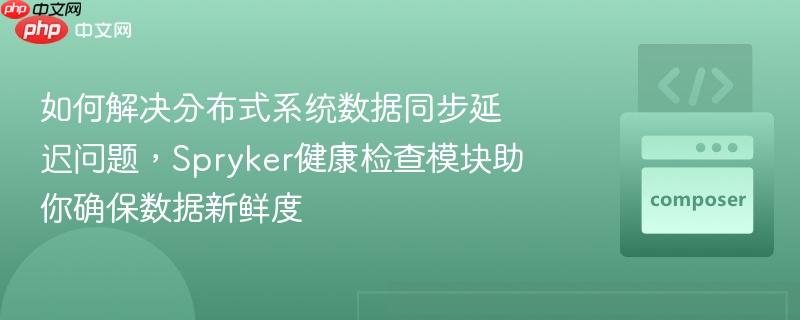 如何解决分布式系统数据同步延迟问题，spryker健康检查模块助你确保数据新鲜度