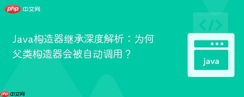 Java构造器继承深度解析：为何父类构造器会被自动调用？