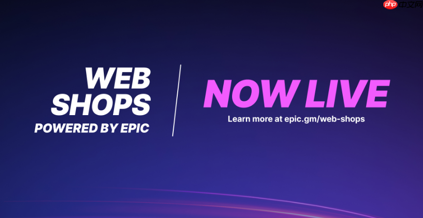 Epic平台推出新服务EpicWeb商店 非上架游戏也可销售内容