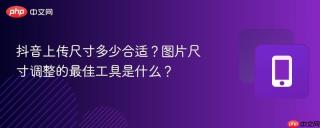 抖音上传尺寸多少合适？图片尺寸调整的最佳工具是什么？