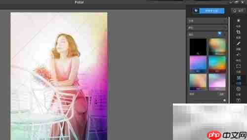 如何为图片添加R4纹理效果