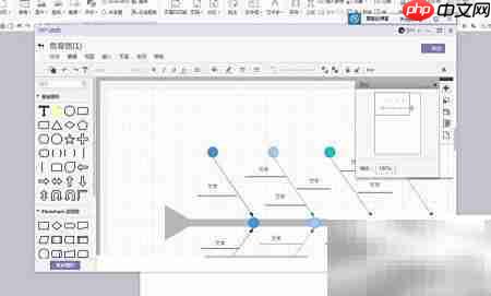 鱼骨图制作步骤详解